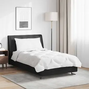 Duvet and Pillow Set VidaXL 155 x 220 cm White Microfiber (2 pcs)