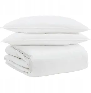 Comforter and Pillow Set VidaXL 3 pcs — white down fill (Biały Puch) by Lumarko