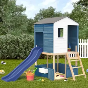 Outdoor Play Set VidaXL - Solid Fir Wood, multi-piece children's playground set