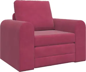Диван-кровать VidaXL модель 4106669, 2 в 1 красное вино, 98×71×83 см