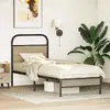 Каркас кровати VidaXL 3318670 дуб 187×219 см Photo 4