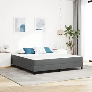 Kabatas atsperu matracis VidaXL modelis 42008301 Gaiši pelēks Vidējas cietības 180x200x20 cm Auduma pārvalks
