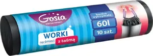 Atkritumu maisi Politan Gosia 60 l ar auklu, melni, iep. A10 (GOS000188)