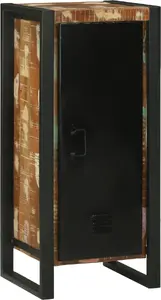 Тумба для ванной VidaXL 40x35x90 см из массива переработанной древесины, напольный шкаф