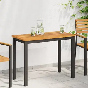 Galda virsma VidaXL 90×45×2,2 cm taisnstūra cieta akācijas koksne