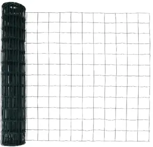 Fence set VidaXL Euro Fence 25 x 1.2 m green PVC-coated metal