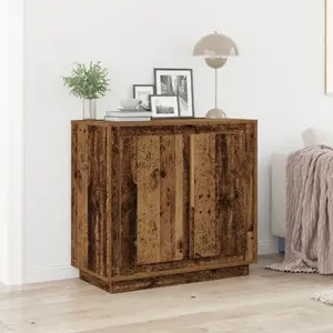 Bufete VidaXL Stare Drewno 80x34x75 cm — inženierte koks
