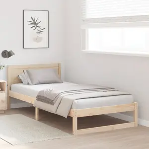 Основание для кровати vidaXL Lite, массив сосны, 90 x 200 см