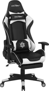 Игровое кресло Beliani Victory модель 108702 белое, эргономичное кресло для гейминга и офиса