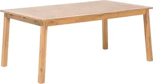 Paplašināms āra akācijas galds Beliani CESANA 180–240×100 cm gaišs koks