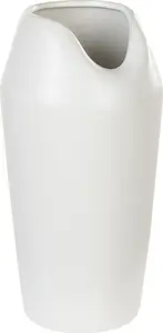 Keramikas dekoratīvs vāze Beliani APAMEA 33 cm balta (kamionkowy)