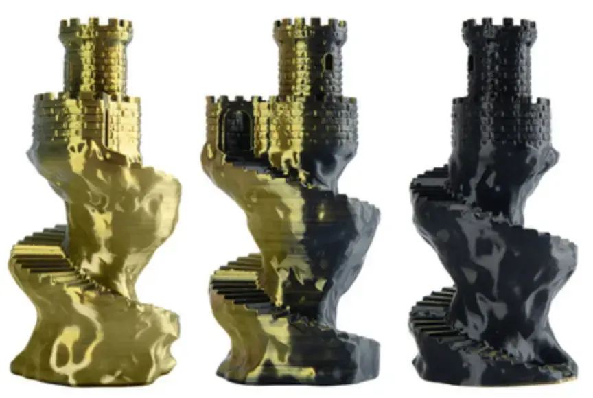 PLA Silk 3D-нитка Multicolour Solar Eclipse 1,75 мм 1 кг Photo 2