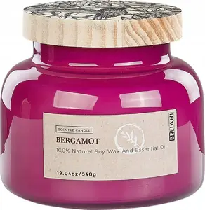 Scented Candle Beliani DELIGHT BLISS — Bergamot fragrance, decorative home candle