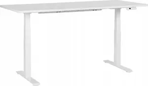 Rakstāmgalda Beliani Destin III balts — garums 180 cm, augstums 72 cm