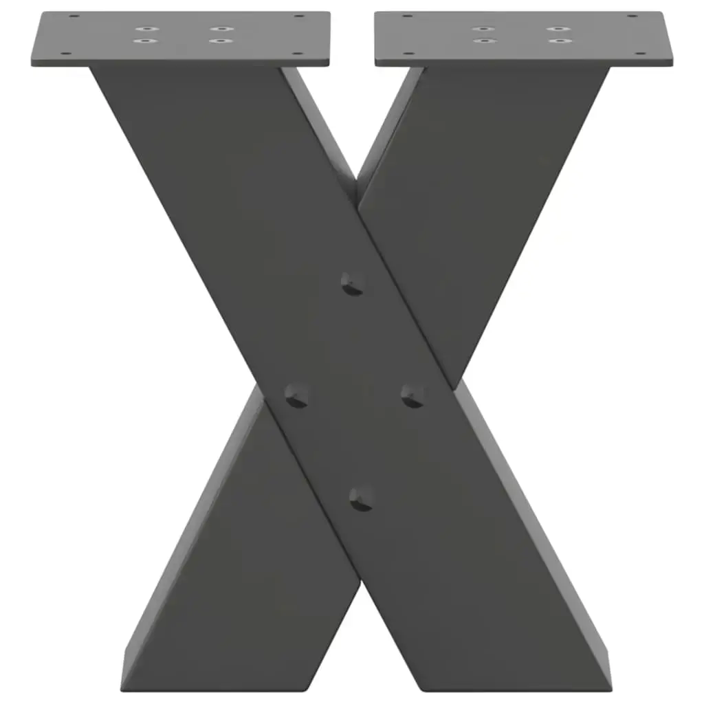 VidaXL galda daļa 4012874 metāla antracīts Photo 5