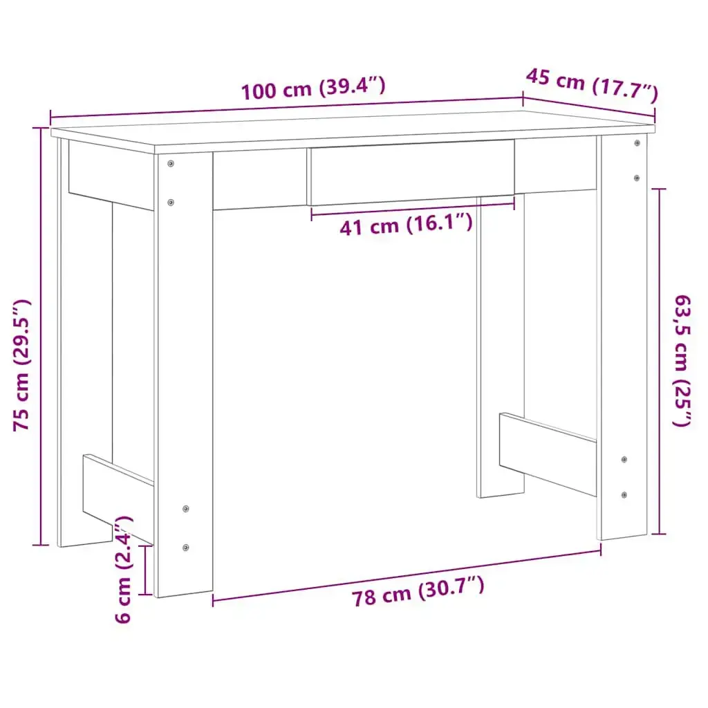 Стол VidaXL 860427 Photo 9