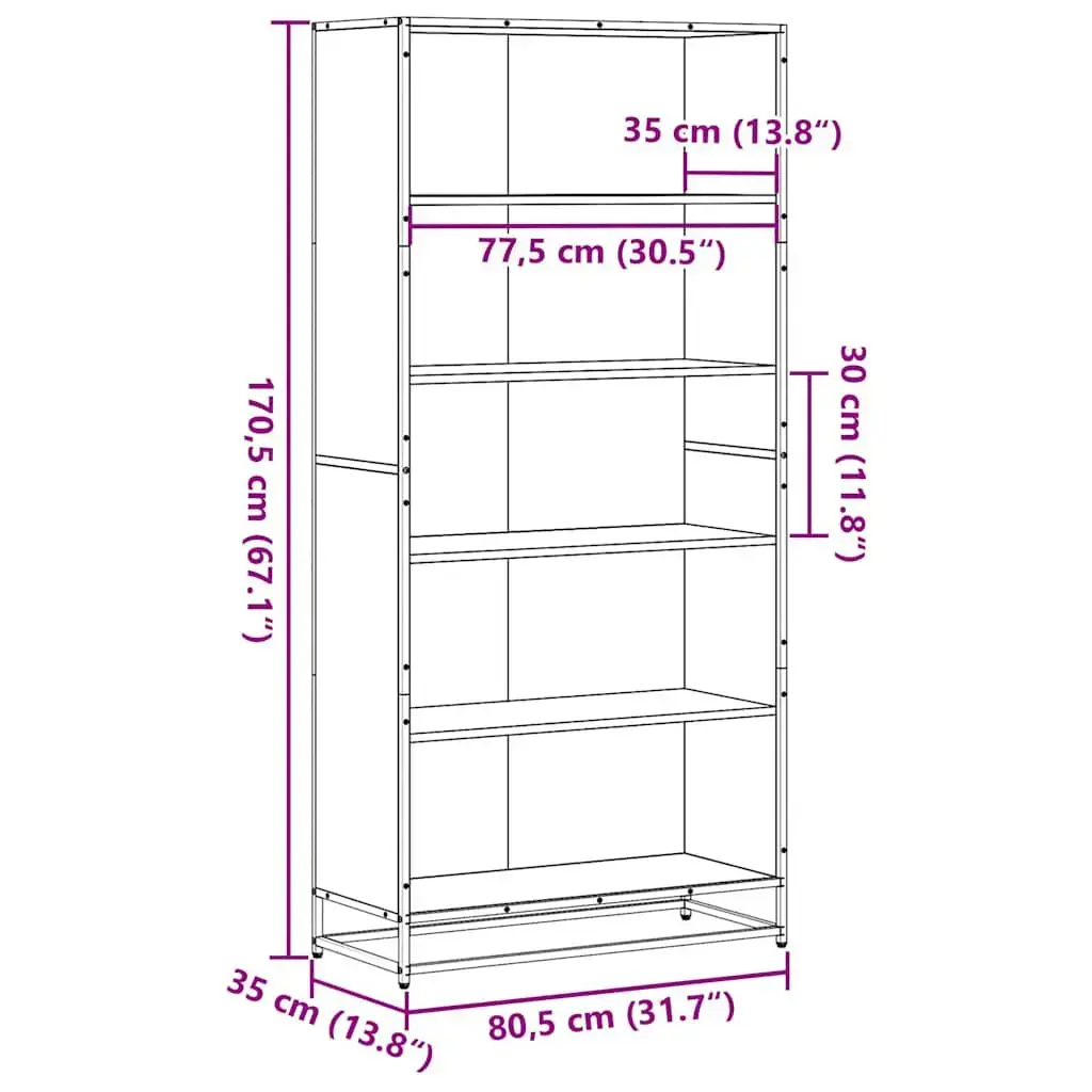 VidaXL 3300855 living room bookcase 3300855 Photo 9