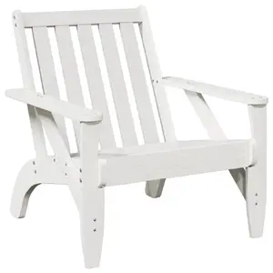 Āra krēsls VidaXL Terrace Pinewood White — priede, 750×770×770 mm