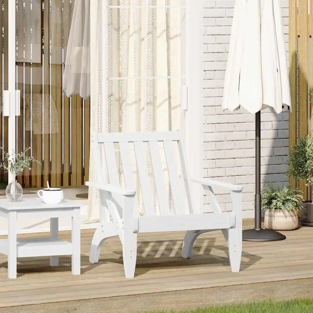 Уличный стул VidaXL Terrace Pinewood White Photo 2