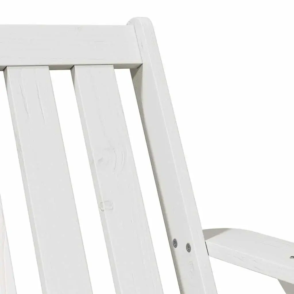 Уличный стул VidaXL Terrace Pinewood White Photo 7