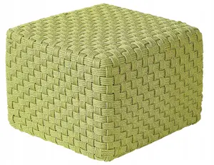 Уличный пуф Beliani NALLI — 50 x 50 x 35 см, зелёный