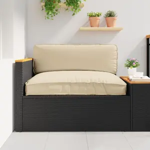 Уличная подушка VidaXL модель 42001571 бежевый хлопок 120 x 12 x 80 см