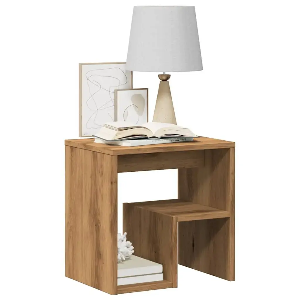 Тумбочка VidaXL 856528 дуб 400×300×400 мм Photo 2