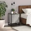 Тумба VidaXL 848715 дуб металл и дерево 40×31×50 см Photo 3