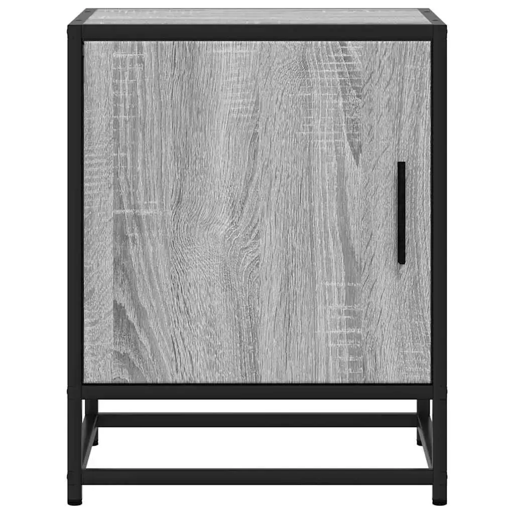 Тумба VidaXL 848715 дуб металл и дерево 40×31×50 см Photo 5