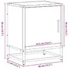 Тумба VidaXL 848715 дуб металл и дерево 40×31×50 см Photo 12