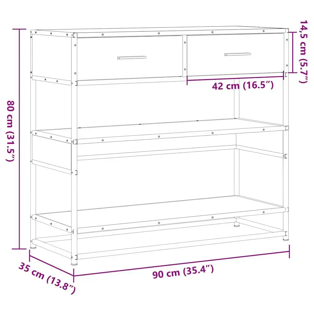 VidaXL 849183 coffee/side/end table 849183 Photo 10