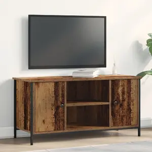 ТВ-тумба VidaXL модель 862139 из состаренной древесины для телевизора 100x40x50 см