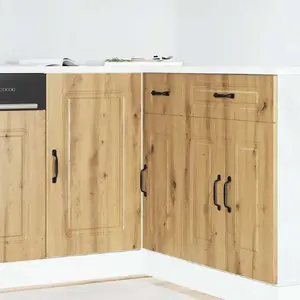 Grīdas virtuves skapis VidaXL Kalmar ar Artisan Oak apdari