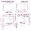 Kitchen/dining storage cabinet VidaXL 3328573 Photo 8