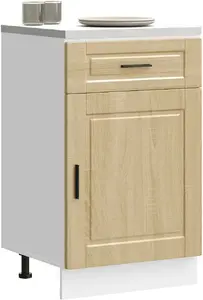 Kuhinjas apakšējais skapis VidaXL Porto ozola sonoma apdare modelis 853960