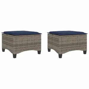 Pufs/ottomans VidaXL 4108252, komplekts 2 gab.