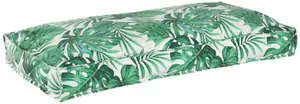 Подушка для паллетного сиденья/спинки VidaXL 120x60x12 см с узором листьев, ткань Oxford