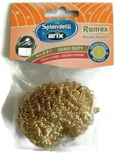 Brass decorative drapery hook Arix Ramex T 55001 – brass finish, delicate design
