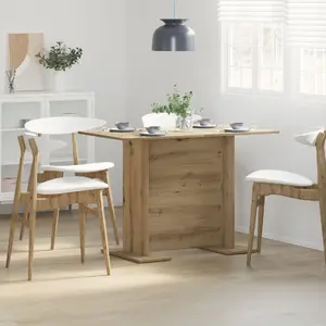 Ēdamgalds VidaXL Artisan Oak modelis 863165, ozolkoka tonis, 4 personām