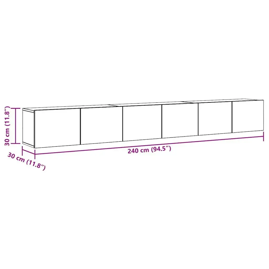 TV cabinet VidaXL 3329204 Photo 7