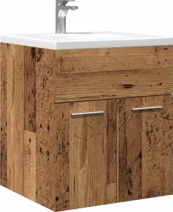 Тумба под раковину VidaXL модель 856205 из старой древесины для раковины 41x38,5x46 см