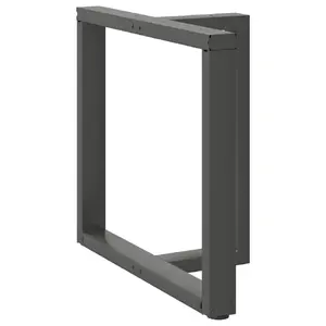Запчасть для стола VidaXL 4013062, металл, антрацит, 350×730×800 мм
