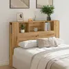 VidaXL изголовье/изножье 856881 Oak, дерево, 1400 мм Photo 3