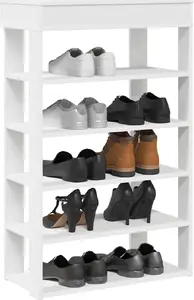 Shoe Rack stand VidaXL model 859923, white, for organized shoe storage