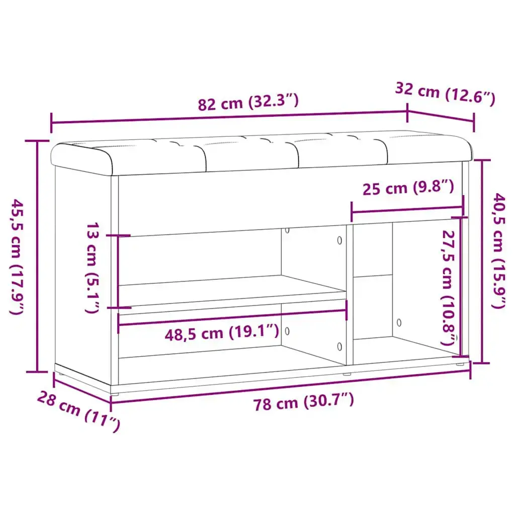 Скамья VidaXL 857627 для интерьера Photo 10