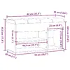 Скамья VidaXL 857627 для интерьера Photo 10