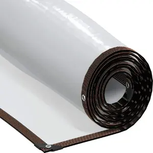 Tarpaulin sheet VidaXL transparent polyethylene with eyelets 6 x 12 m