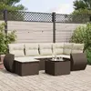Outdoor Bench VidaXL 3221672 Rattan Tempered Glass Photo 2