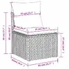 VidaXL уличный набор мебели 7 предметов 3268563 Photo 15