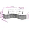 VidaXL 3217733 — 6 предметов уличной мебели Photo 3
